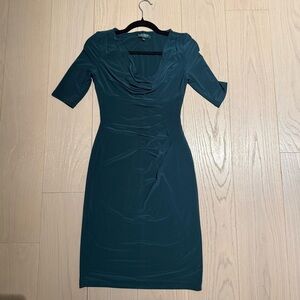 Ralph Lauren Teal Midi Dress
